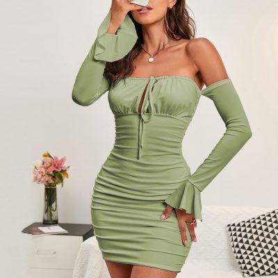 Women's Summer Lace Strap Mini Dress 004
